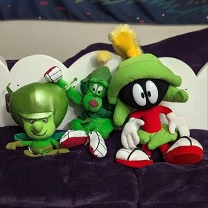 Warner Bros Studio Store Vintage 1999 Bean Bag Plush Lot of 3